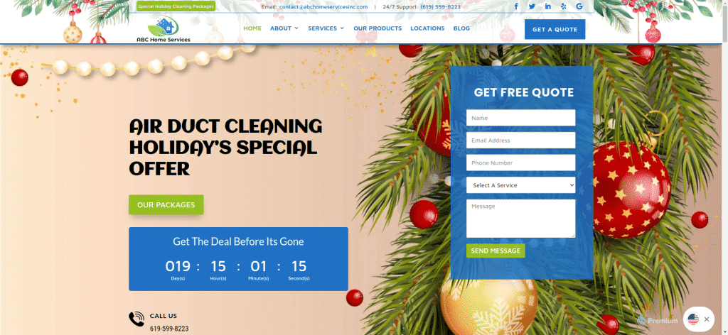 Are There Special Cleaning Packages Available For Holidays?